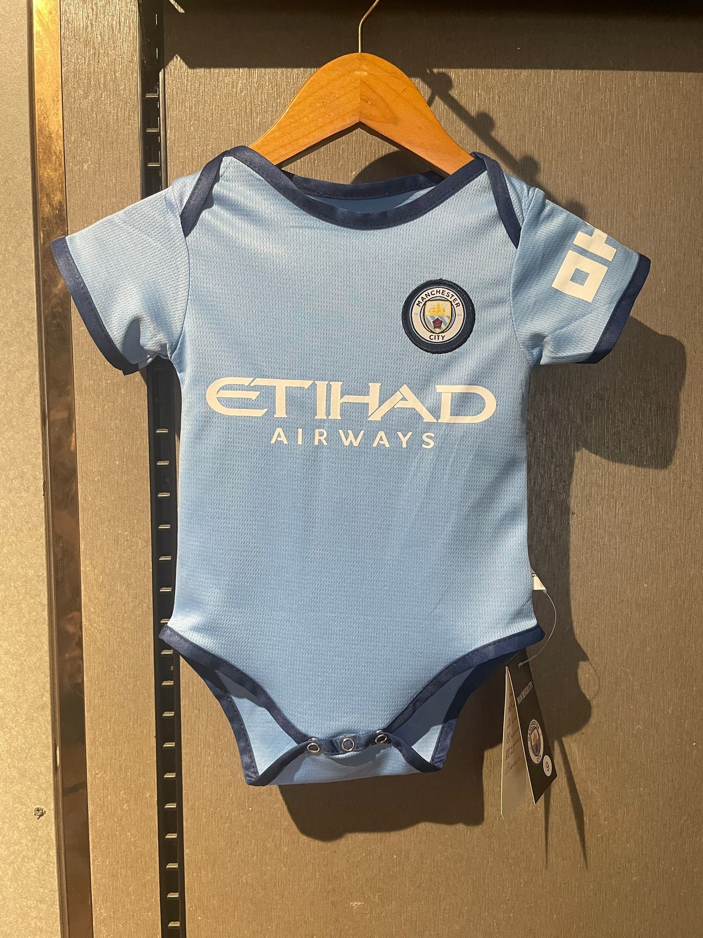 HAALAND #9 MAN CITY HOME ONESIES 24-25