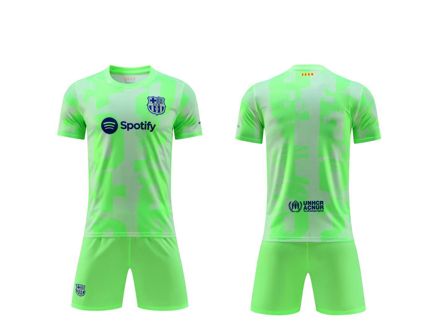 LAMINE YAMAL #19 BARCELONA THIRD 24-25 SOCCER KIT