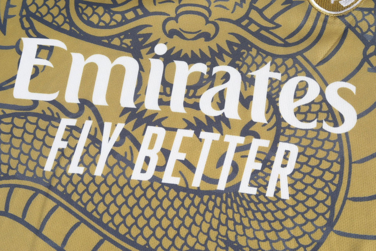 RONALDO #7 MADRID GOLDEN DRAGON EDITION SOCCER KIT