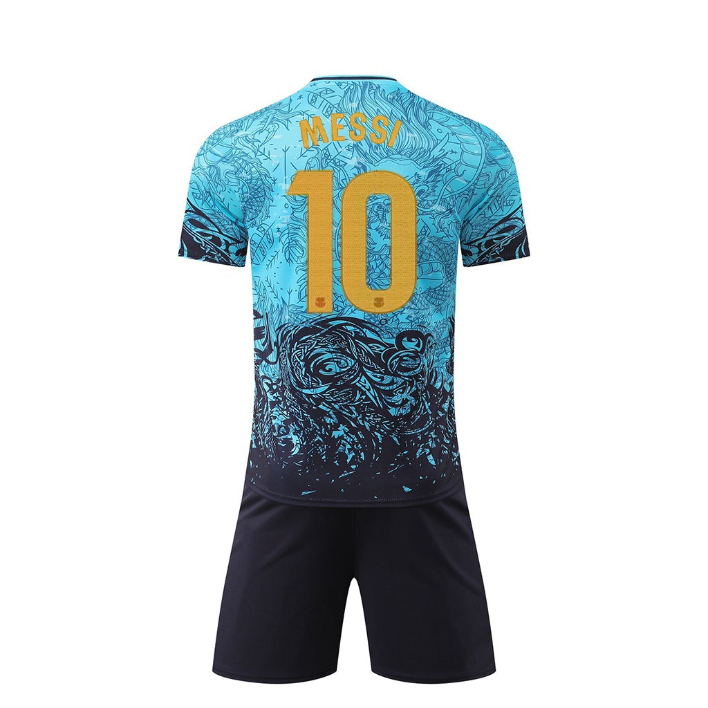 MESSI #10 BARCELONA DRAGON EDITION  SOCCER KIT