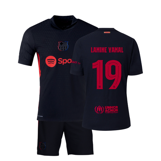 LAMINE YAMAL #19 BARCELONA AWAY 24-25 SOCCER KIT