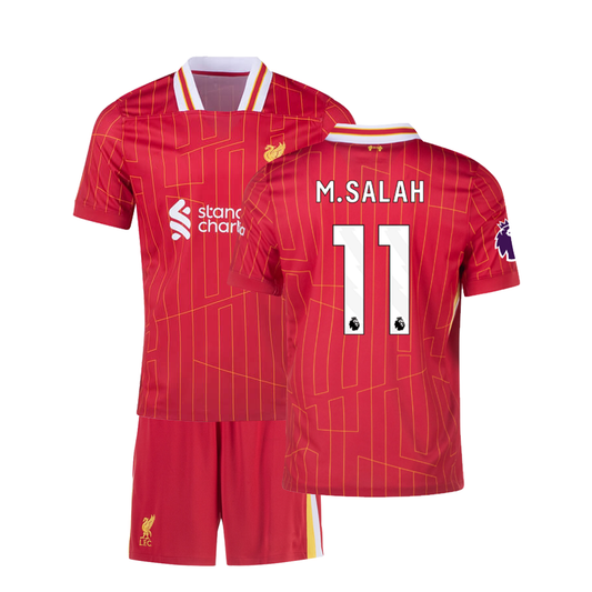 SALAH #11 LIVERPOOL HOME 24-25 SOCCER KIT