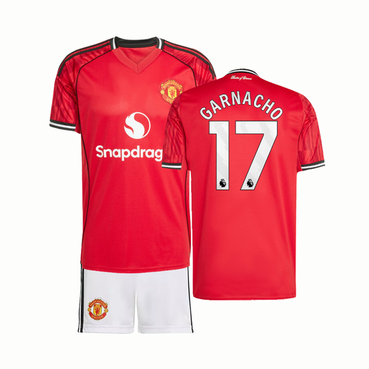 GARNACHO #17 MAN UTD HOME 25-26 SOCCER KIT