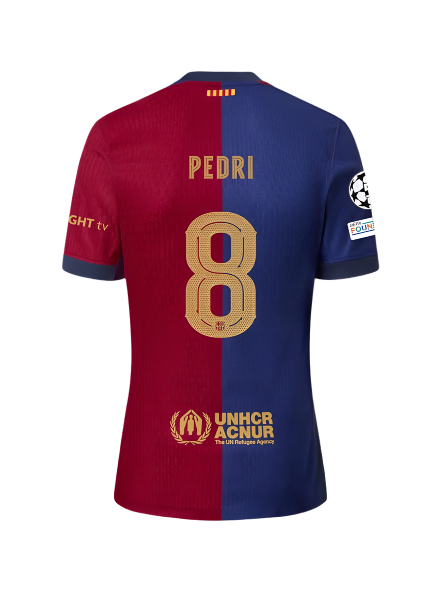 PEDRI #8 BARCELONA HOME 24-25 SOCCER KIT