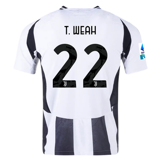 T. WEAH #22 JUVENTUS HOME 24-25 SOCCER KIT