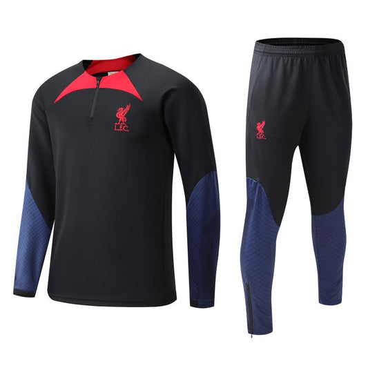 YOUTH BLACK LIVERPOOL TRAINING SUIT