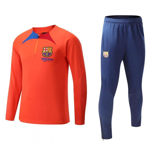 YOUTH ORANGE BARCELONA TRAINING SUIT