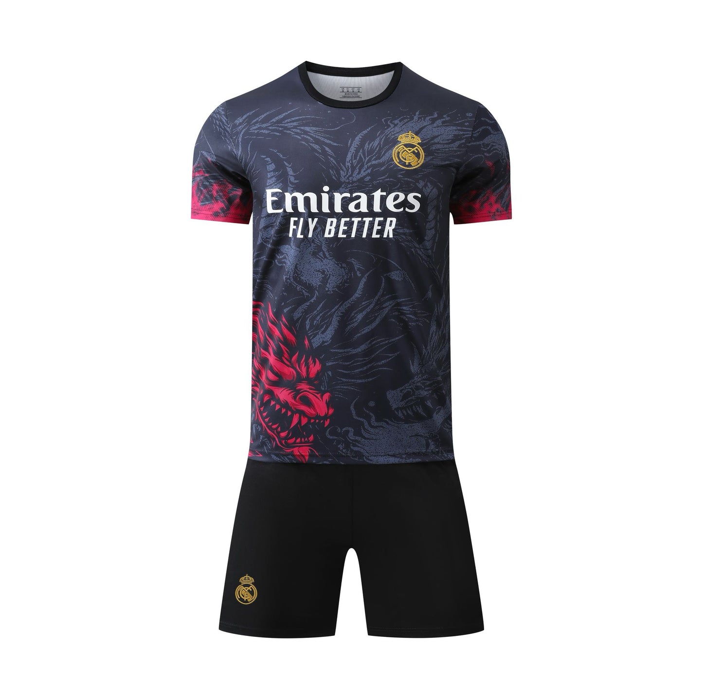 RONALDO #7 MADRID RED DRAGON EDITION SOCCER KIT