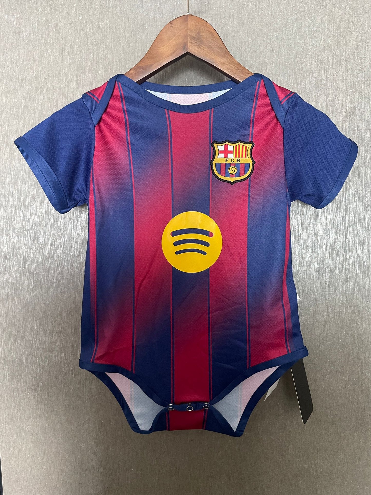 LAMINE YAMAL #10 BARCELONA HOME ONESIES 25-26