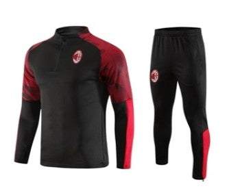 YOUTH BLACK AC MILAN TRAINING SUIT