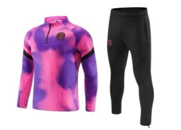 YOUTH PINK AND PURPLE PSG TRAINING SUIT