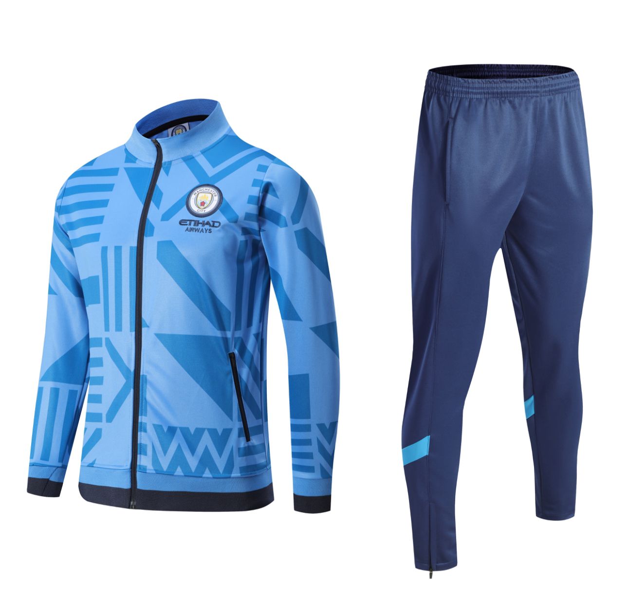 ADULT BLUE MAN CITY TRAINING SUIT