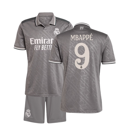 MBAPPE #9 MADRID THIRD 24-25 SOCCER KIT