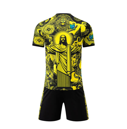 BRAZIL SPECIAL EDITION YELLOW 25-26 SOCCER KIT