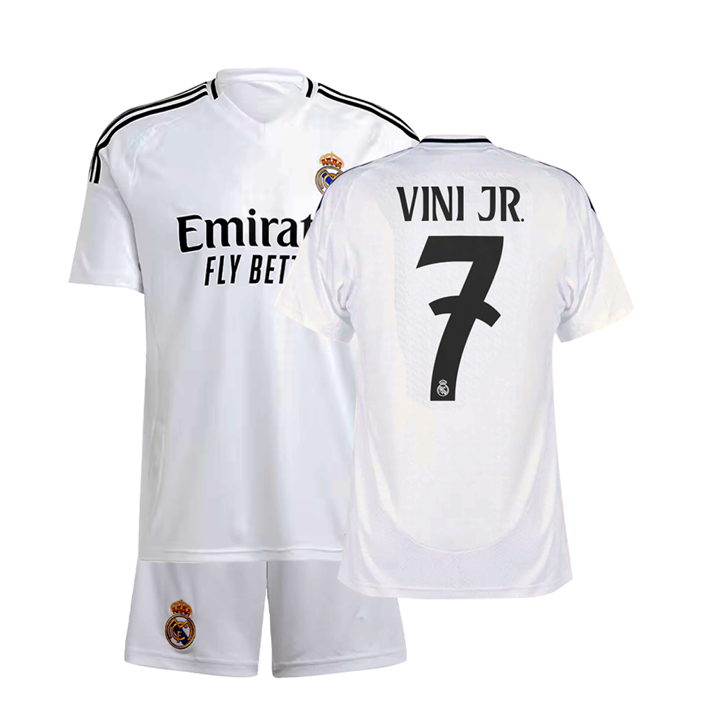 VINI JR #7 MADRID HOME 24-25 SOCCER KIT