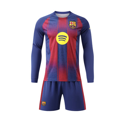 LAMINE YAMAL #10 BARCELONA HOME 25-26 LONG SLEEVE SOCCER KIT
