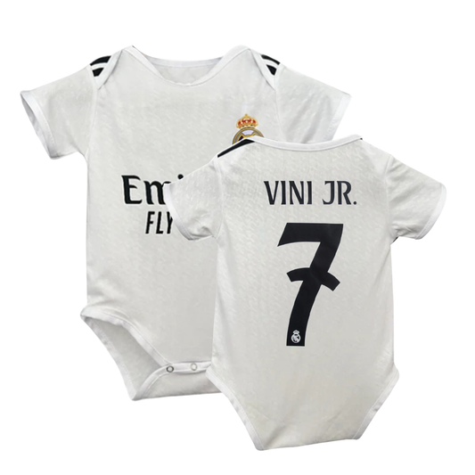 VINI JR #7 MADRID HOME ONESIES 24-25