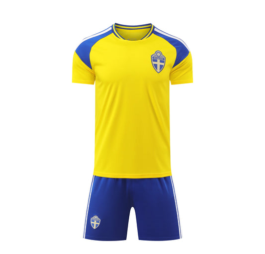 SWEDEN HOME 26-27 SOCCER KIT