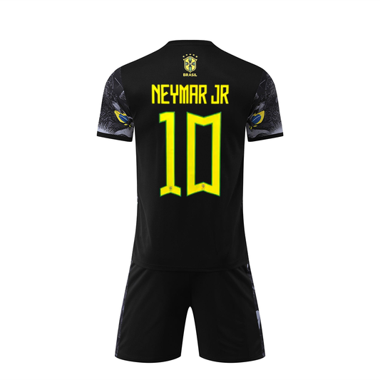 NEYMAR #10 BRAZIL SPECIAL EDITION BLACK 25-26 SOCCER KIT
