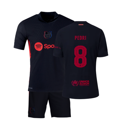 PEDRI #8 BARCELONA AWAY 24-25 SOCCER KIT