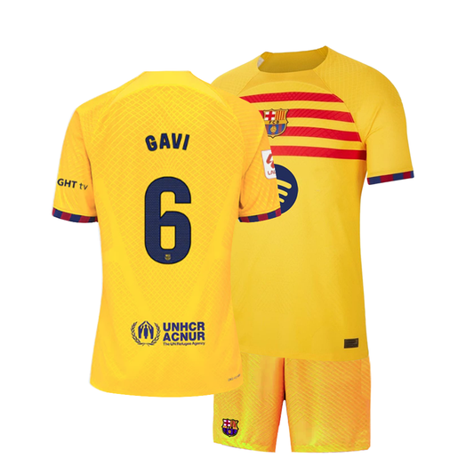 GAVI #6 BARCELONA FOURTH 24-25 SOCCER KIT