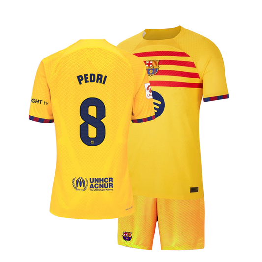 PEDRI #8 BARCELONA FOURTH 24-25 SOCCER KIT