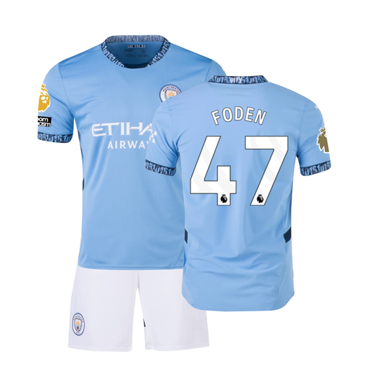 FODEN #47 MAN CITY HOME 24-25 SOCCER KIT