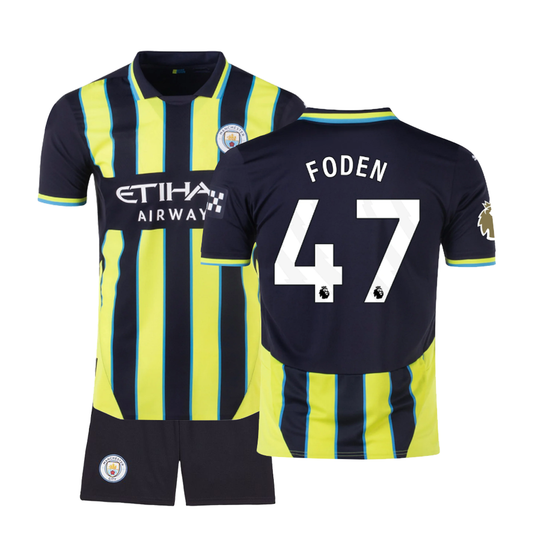 FODEN #47 MAN CITY AWAY 24-25 SOCCER KIT