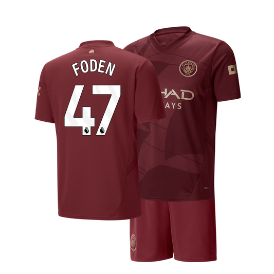 FODEN #47 MAN CITY THIRD 24-25 SOCCER KIT