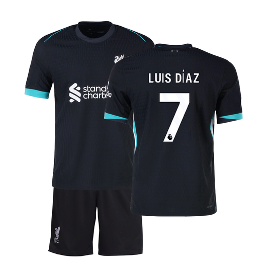 LUIS DIAZ #7 LIVERPOOL AWAY 24-25 SOCCER KIT