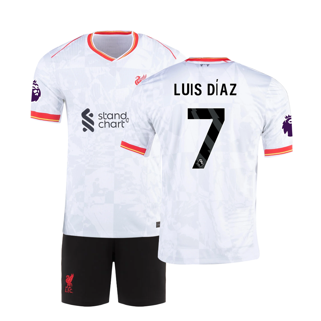 LUIS DIAZ #7 LIVERPOOL THIRD 24-25 SOCCER KIT