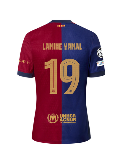 LAMINE YAMAL #19 BARCELONA HOME 24-25 SOCCER KIT