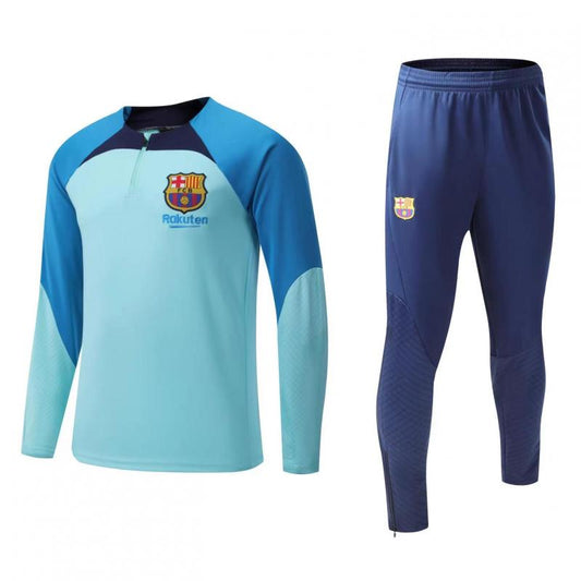 YOUTH BLUE BARCELONA TRAINING SUIT