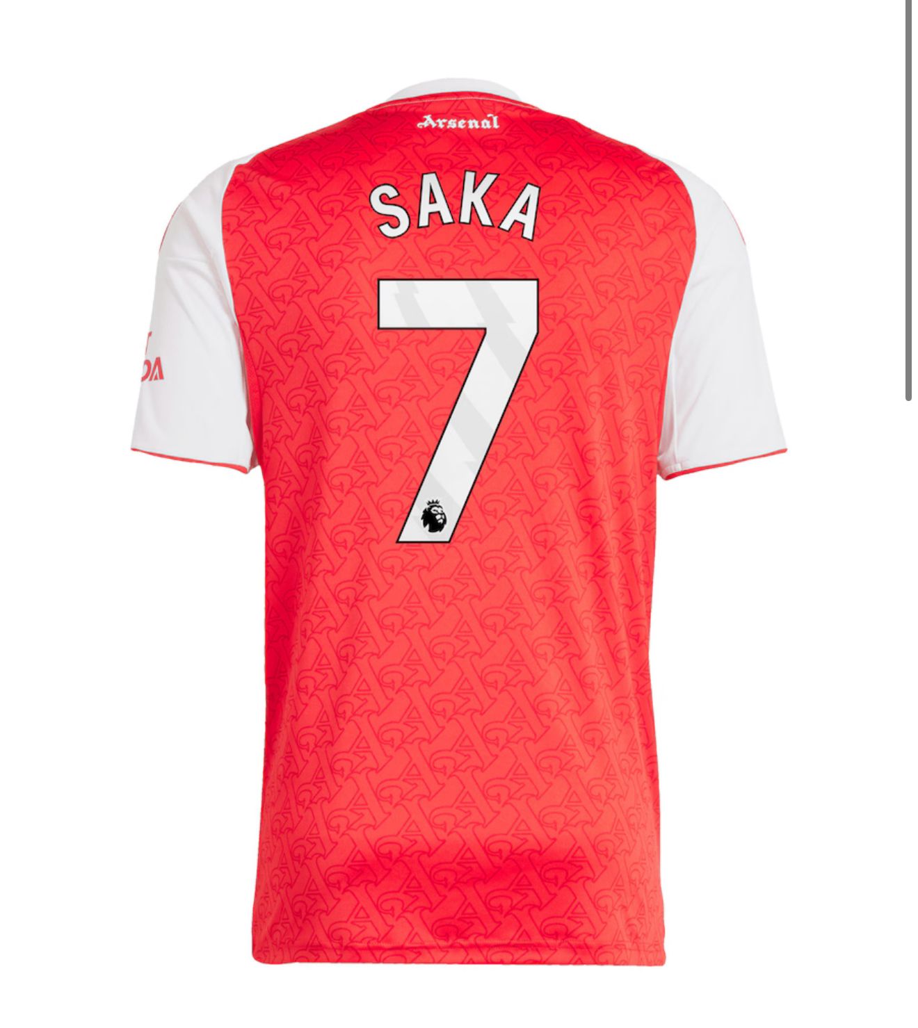 SAKA #7 ARSENAL  HOME 25-26 SOCCER KIT