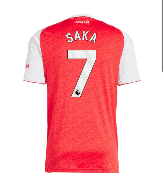 SAKA #7 ARSENAL  HOME 25-26 SOCCER KIT