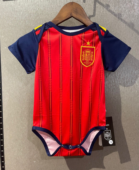 LAMINE YAMAL #19 SPAIN HOME ONESIES 26-27