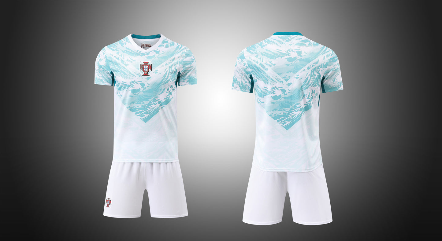RONALDO #7 PORTUGAL AWAY 26-27 SOCCER KIT
