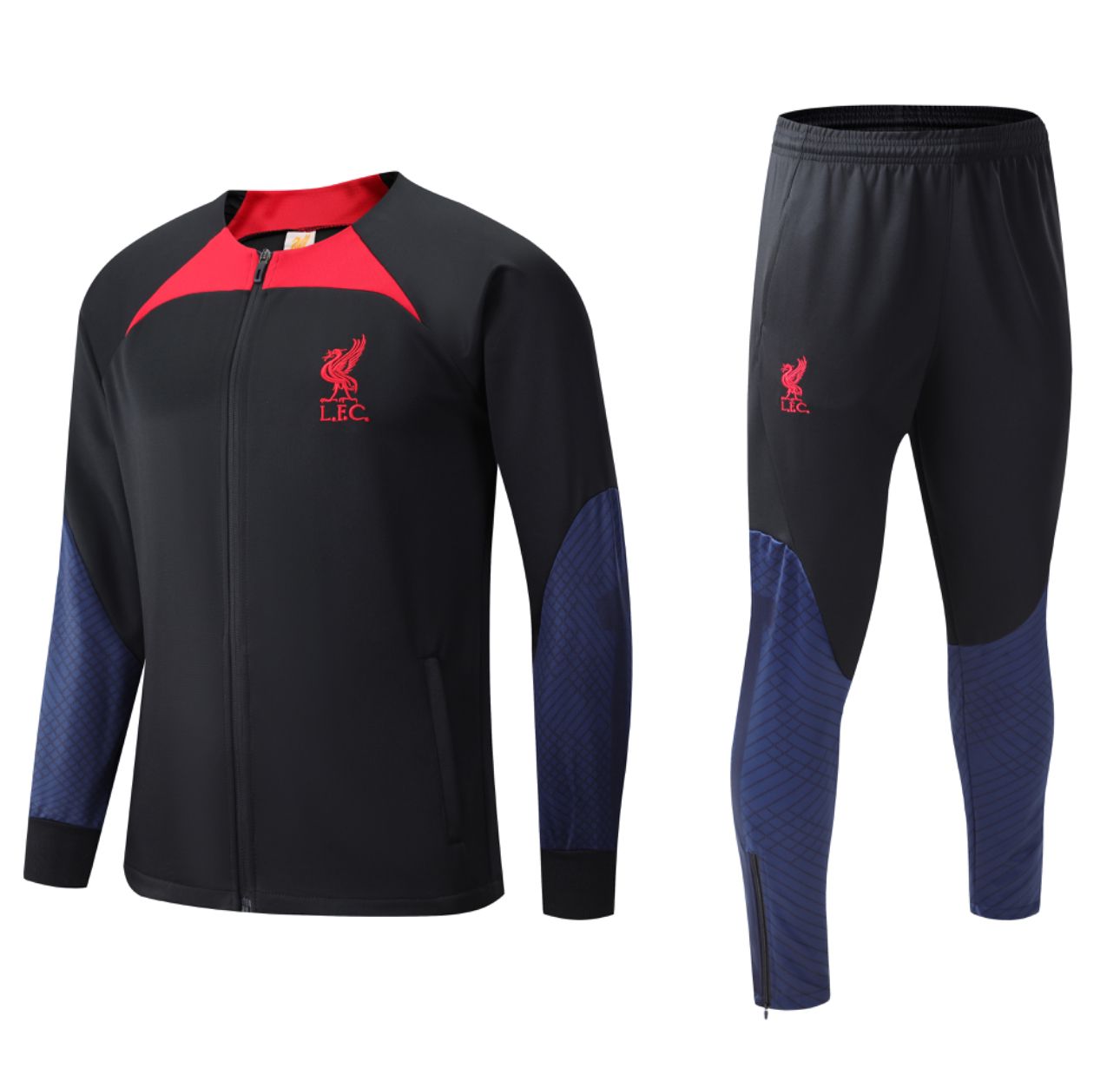 ADULT BLACK LIVERPOOL TRAINING SUIT